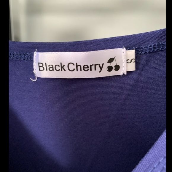 NAVY MATERNITY MAXI DRESS - Picture 2 of 3